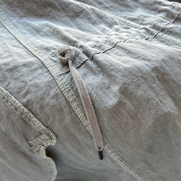 Oska Taupe Gray Long Parka with Hood - Size 1 - Picture 5 of 7